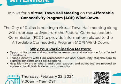 ACP Virtual Town Hall 2/22